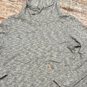 Carhartt Heather Gray women’s size XL Turtleneck Sweater